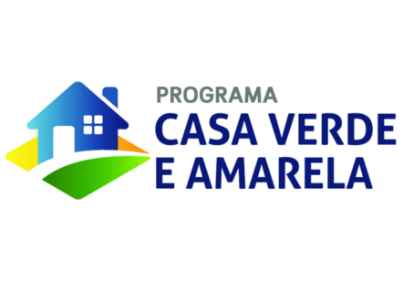 Logo do Programa do Governo Federal Casa Verde e Amarela.